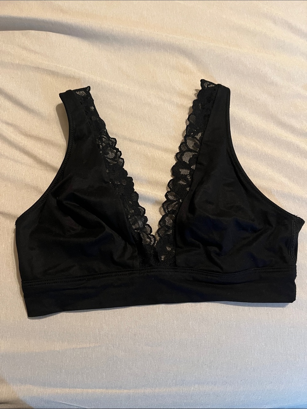 Victoria secretBlack Lace-Trim Bralette - Women's Intimates